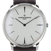 Vacheron Constantin Patrimony 18k White Gold Silver Dial 40mm Manual Wind 81180