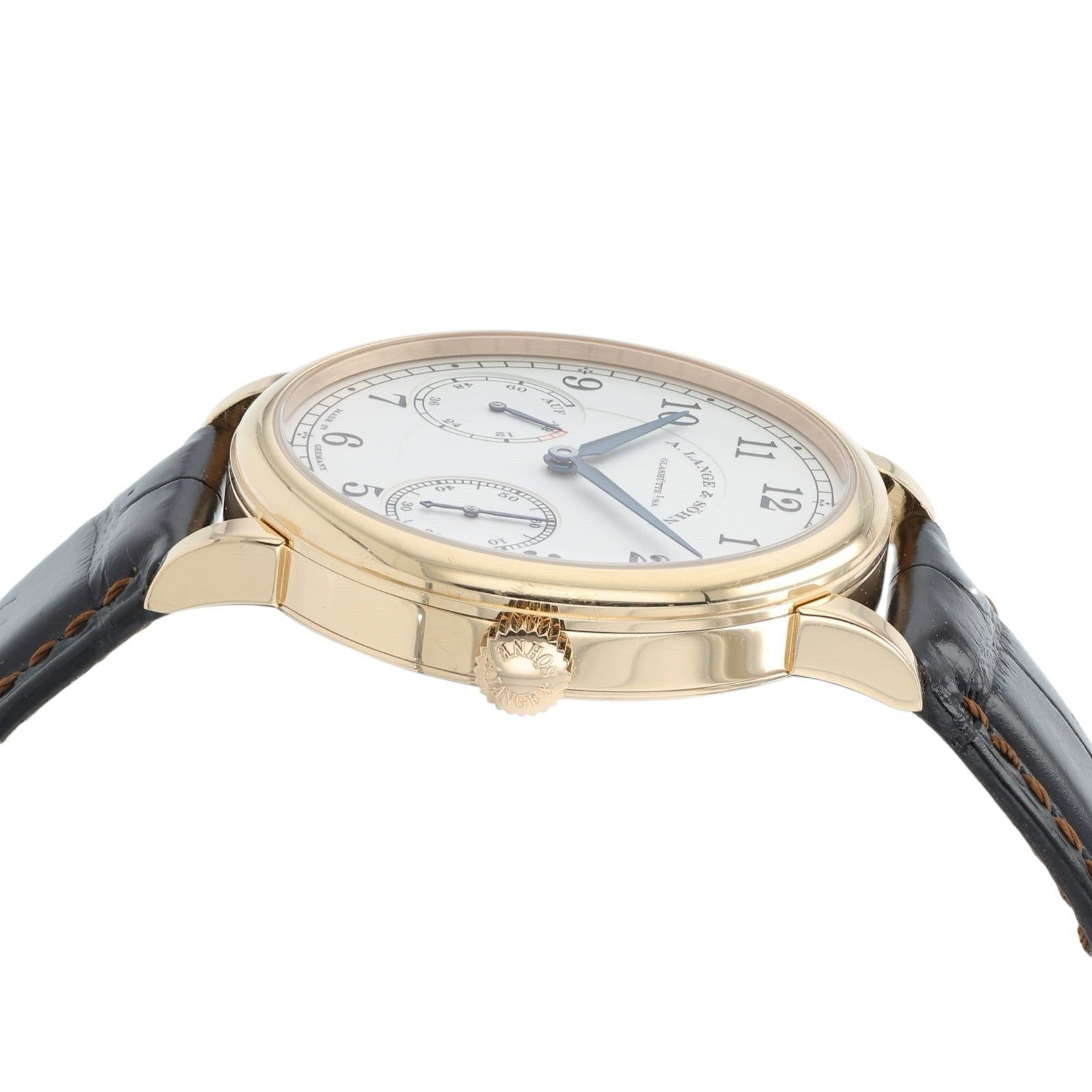 A. Lange & Sohne Silver Dial 18k Rose Gold 39mm Manual Wind Men’s Watch 234.032