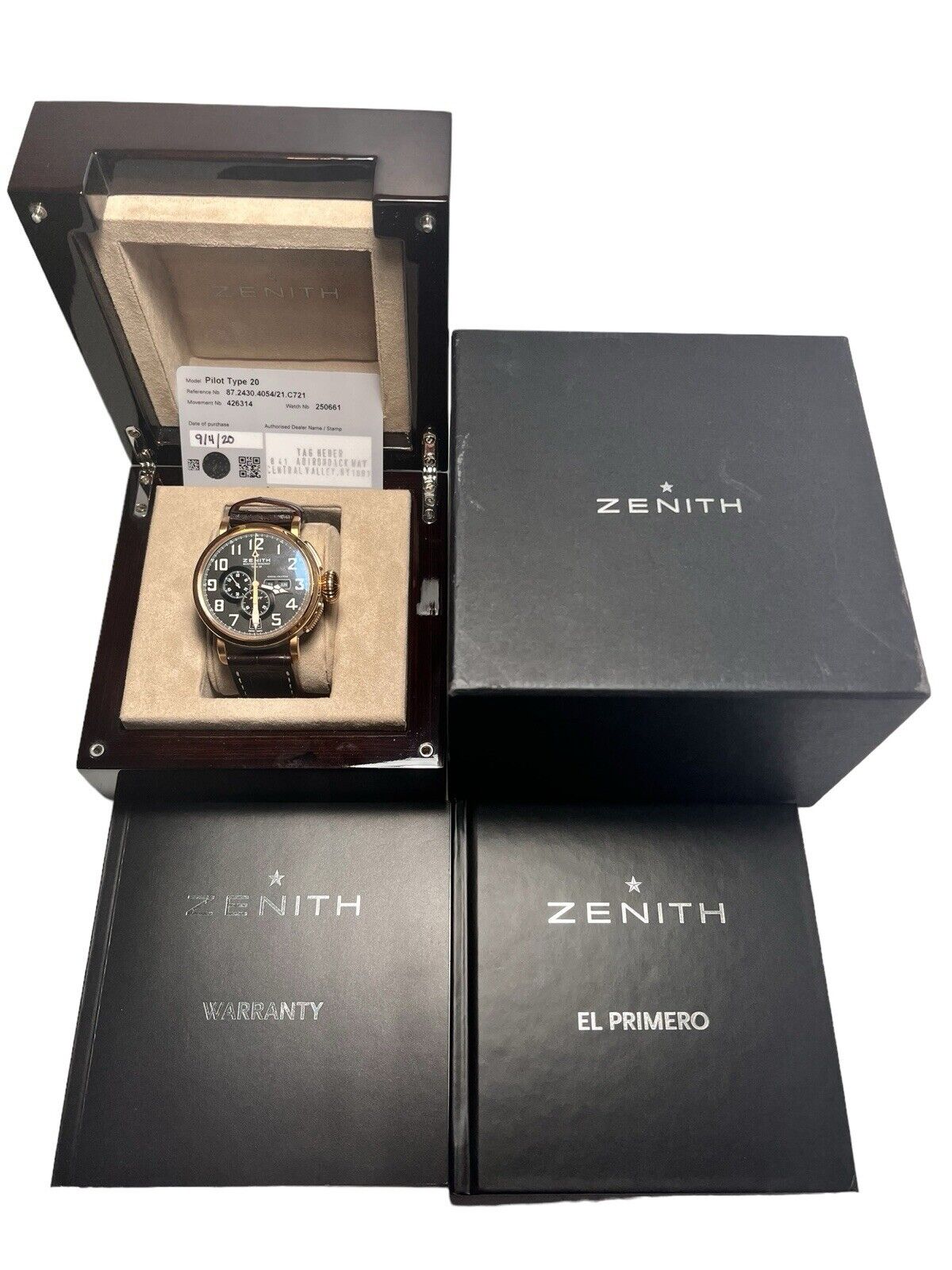 Zenith Pilot Type 20 Annual Calendar Steel & 18k Rose Gold 48mm Automatic Watch