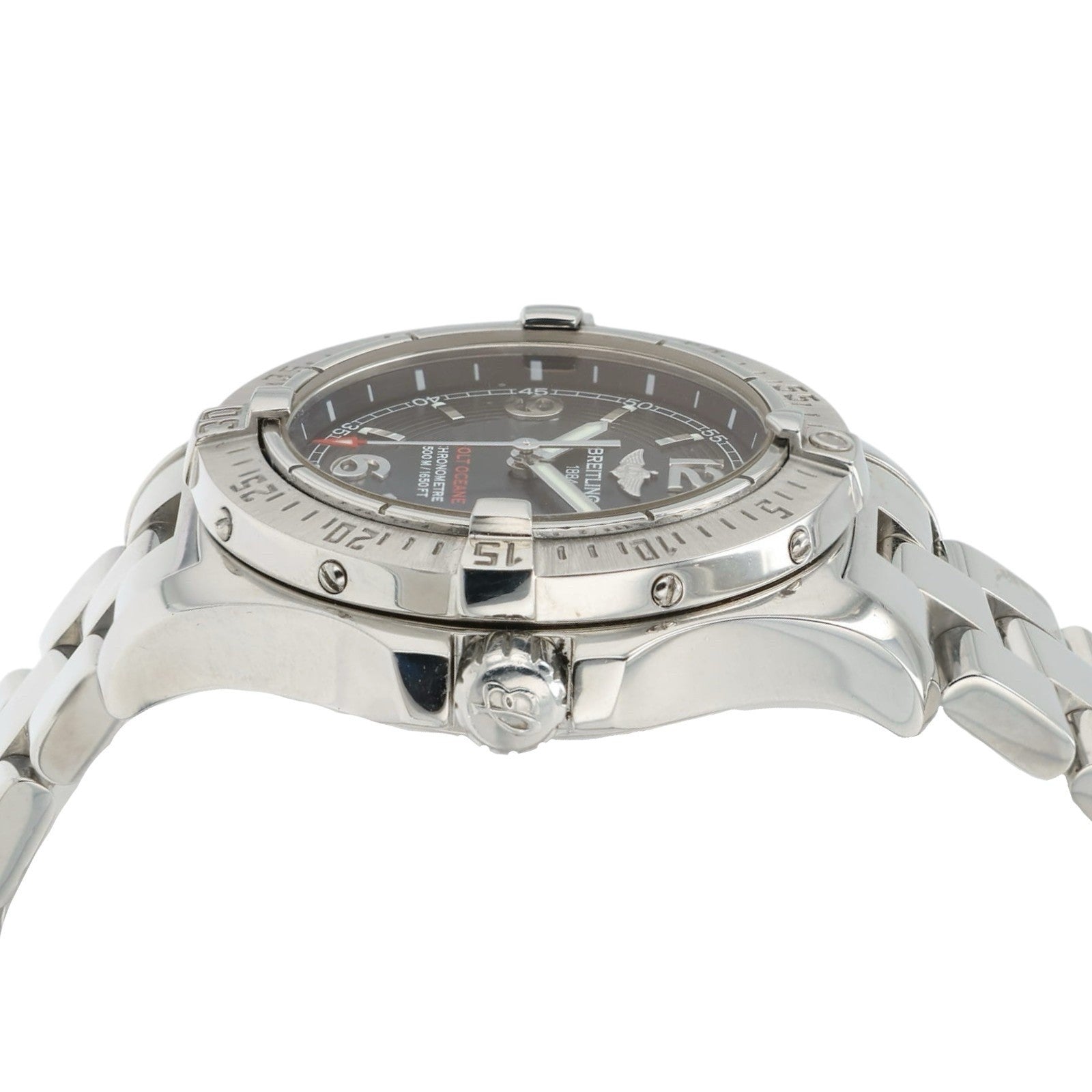Breitling Colt Ladies Black Dial Stainless Steel 33mm Quartz Ladies Watch A77380