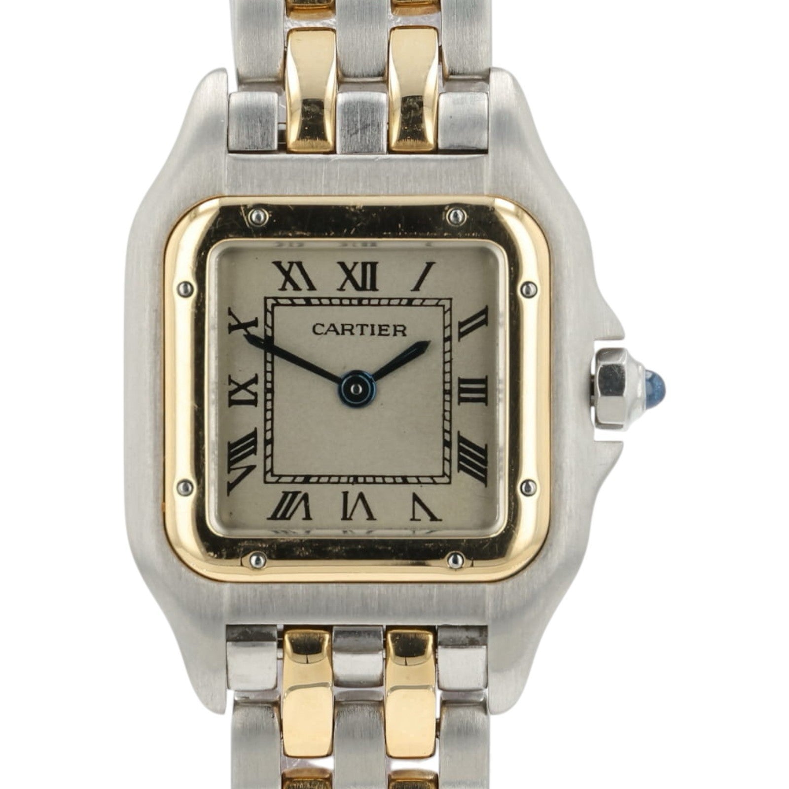 Cartier Panthere Silver Dial 18k Gold & Steel 22mm Quartz Women’s Watch 6692