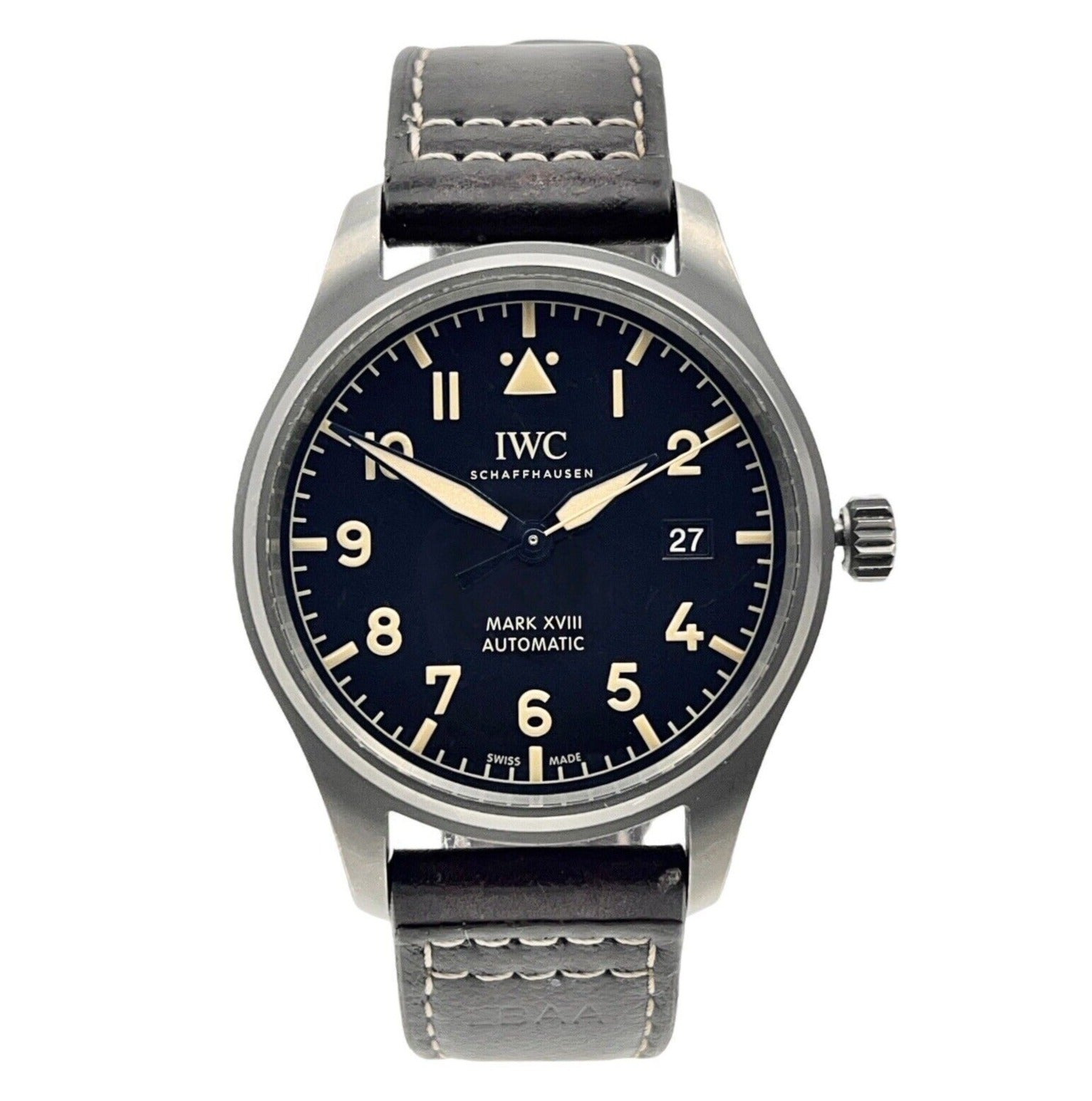 IWC SCHAFFHAUSEN Pilot Watch XVIII Heritage Ref. IW327006 Men's 40mm Titanium