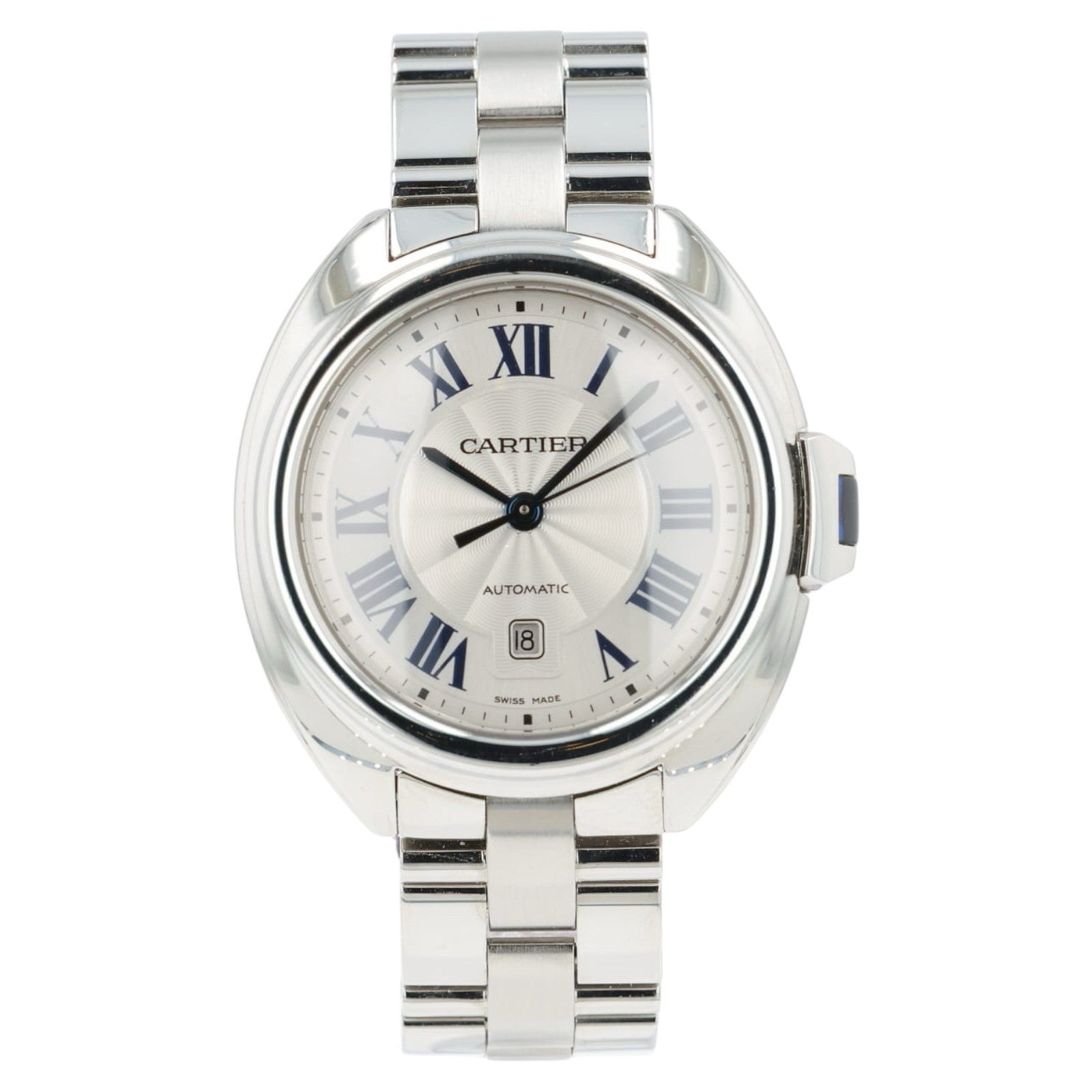 Cartier Cle de Cartier Silver Dial Steel 31mm Automatic Womens Watch WSCL0005