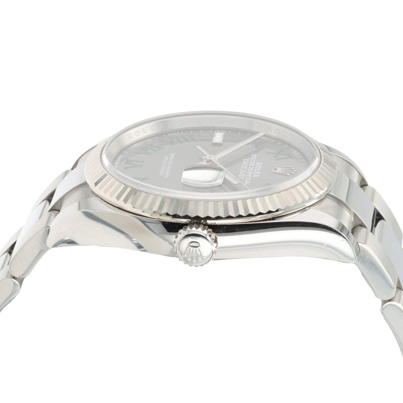 Rolex Datejust Wimbledon Dial Steel 36mm Automatic Swiss Made Mens Watch 126234