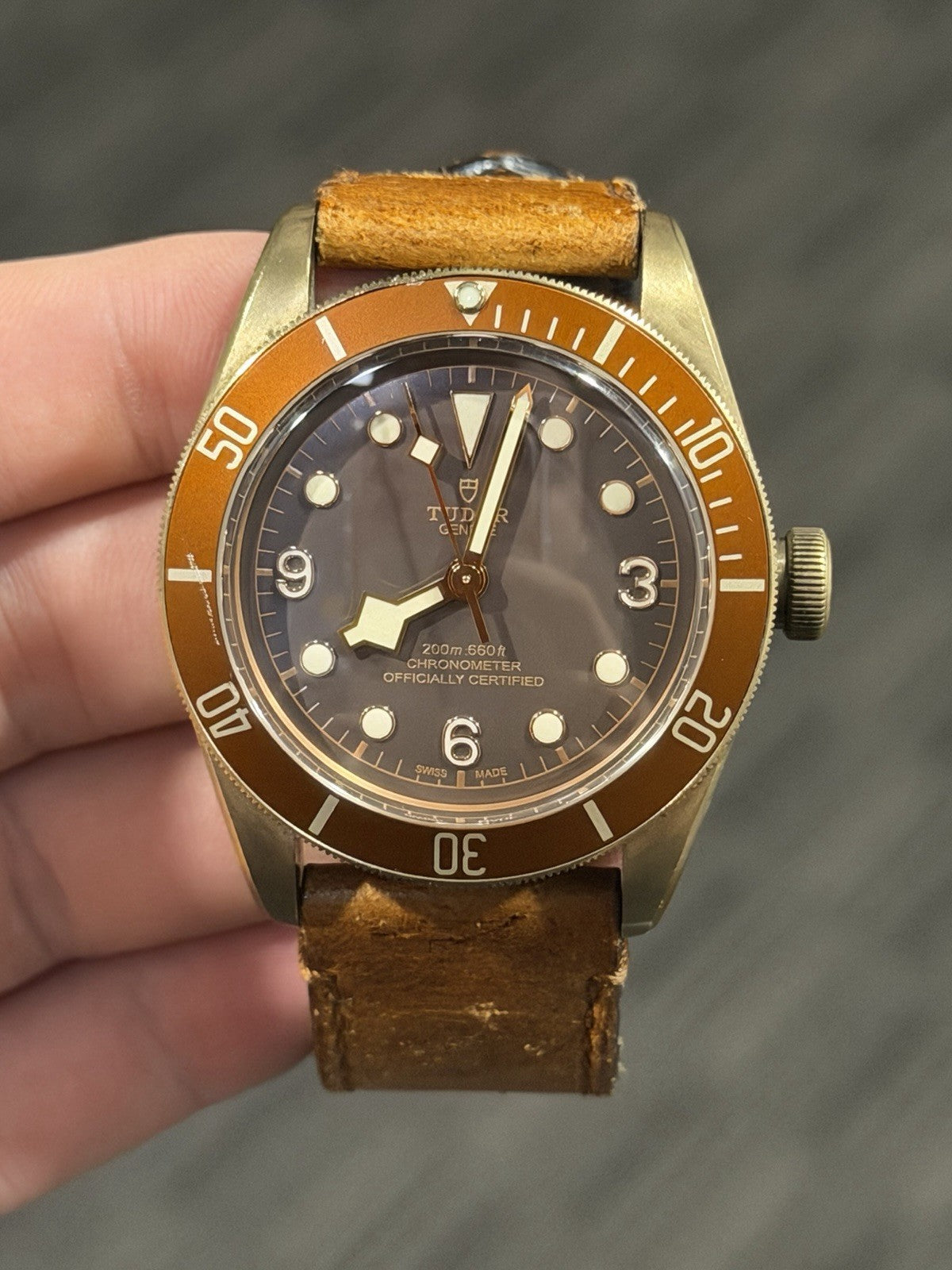 2016 Tudor Heritage 79250BM Black Bay Bronze 43 mm Automatic Men's Watch