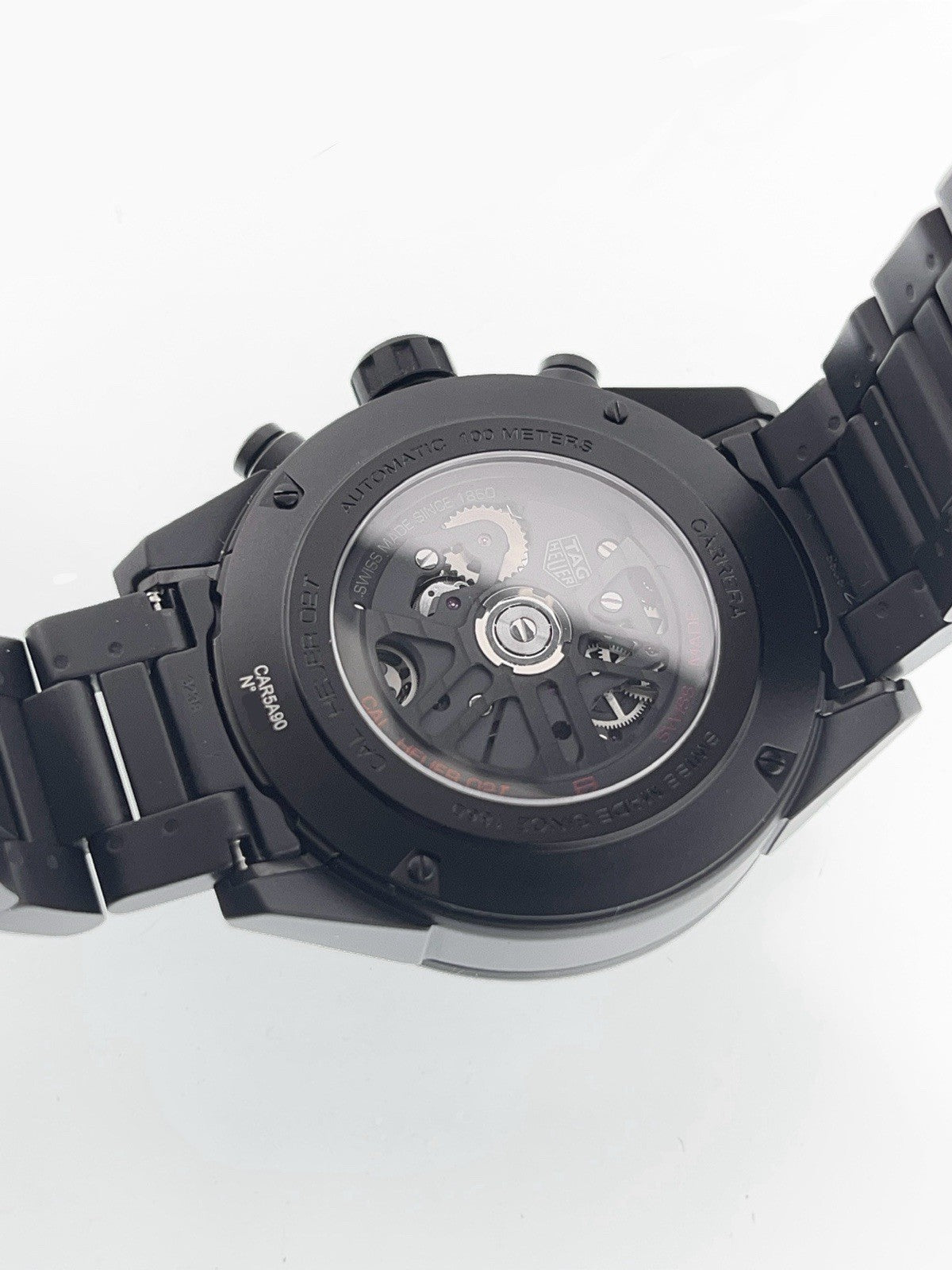 Tag Heuer Ceramic Tourbillon Skeleton Dial 45mm Automatic Men’s Watch CAR5A90