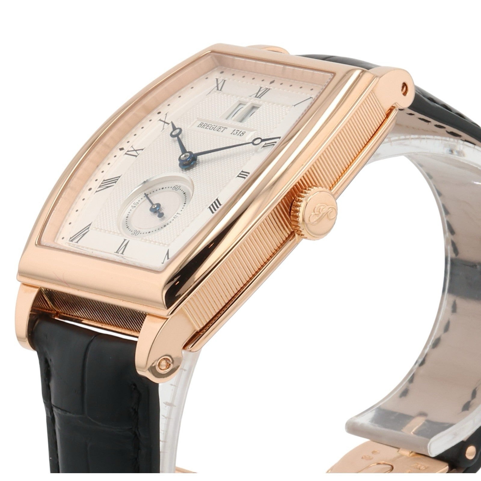 Breguet Heritage 18k Rose Gold Silver Dial 35mm Automatic Movement Men’s 5480BR