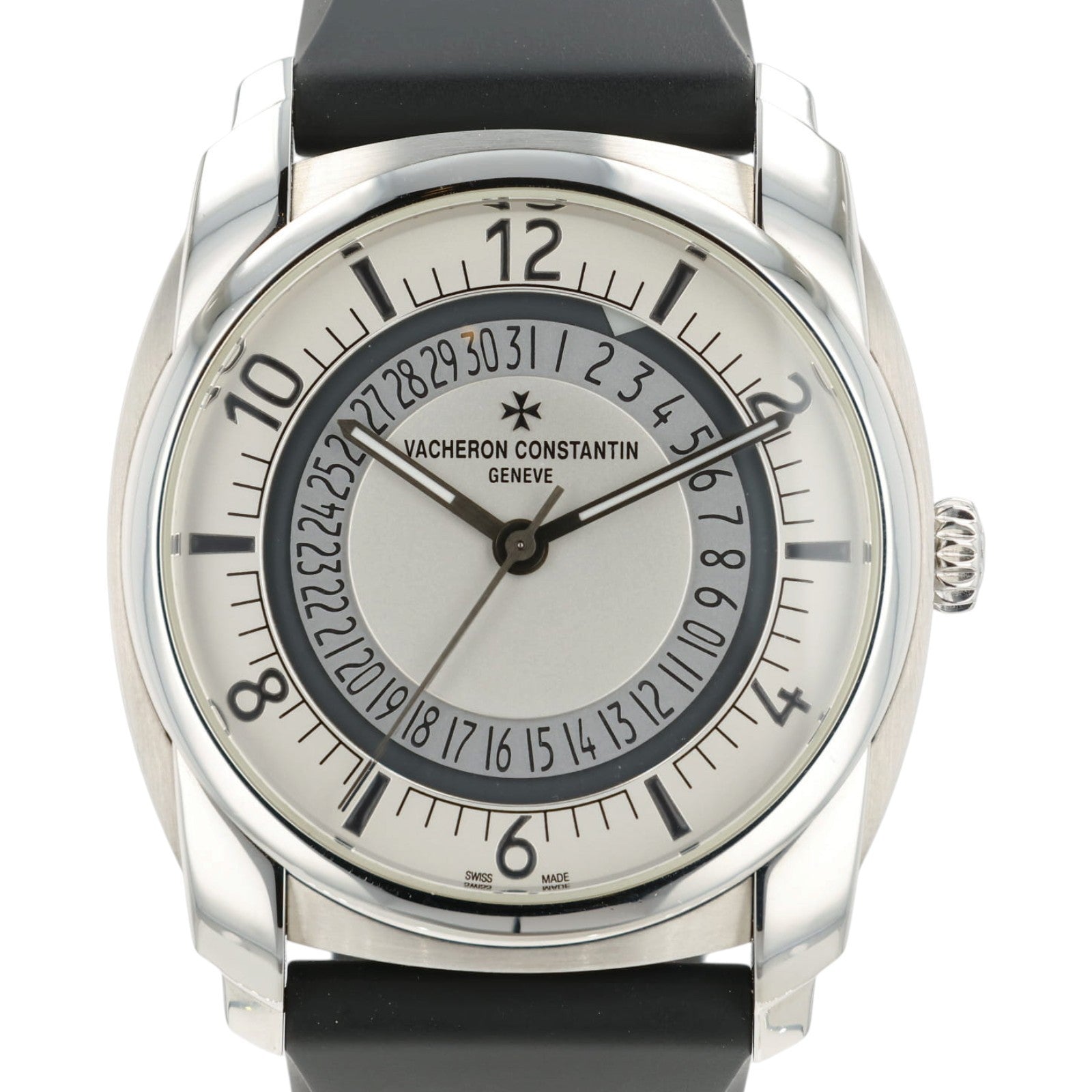 Vacheron Constantin Quai de I'lle Silver Dial Steel 41mm Men's Watch 4500S