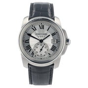 Cartier Calibre De Cartier Silver Dial Steel 38mm Automatic Men’s Watch WSCA0003