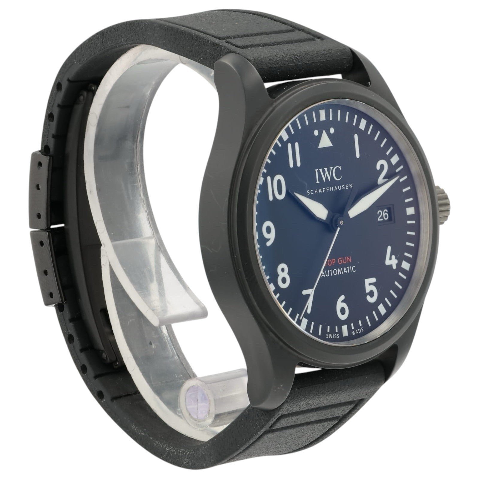 IWC Pilot Top Gun Black Dial Ceramic 41mm Automatic Men’s Watch IW326901