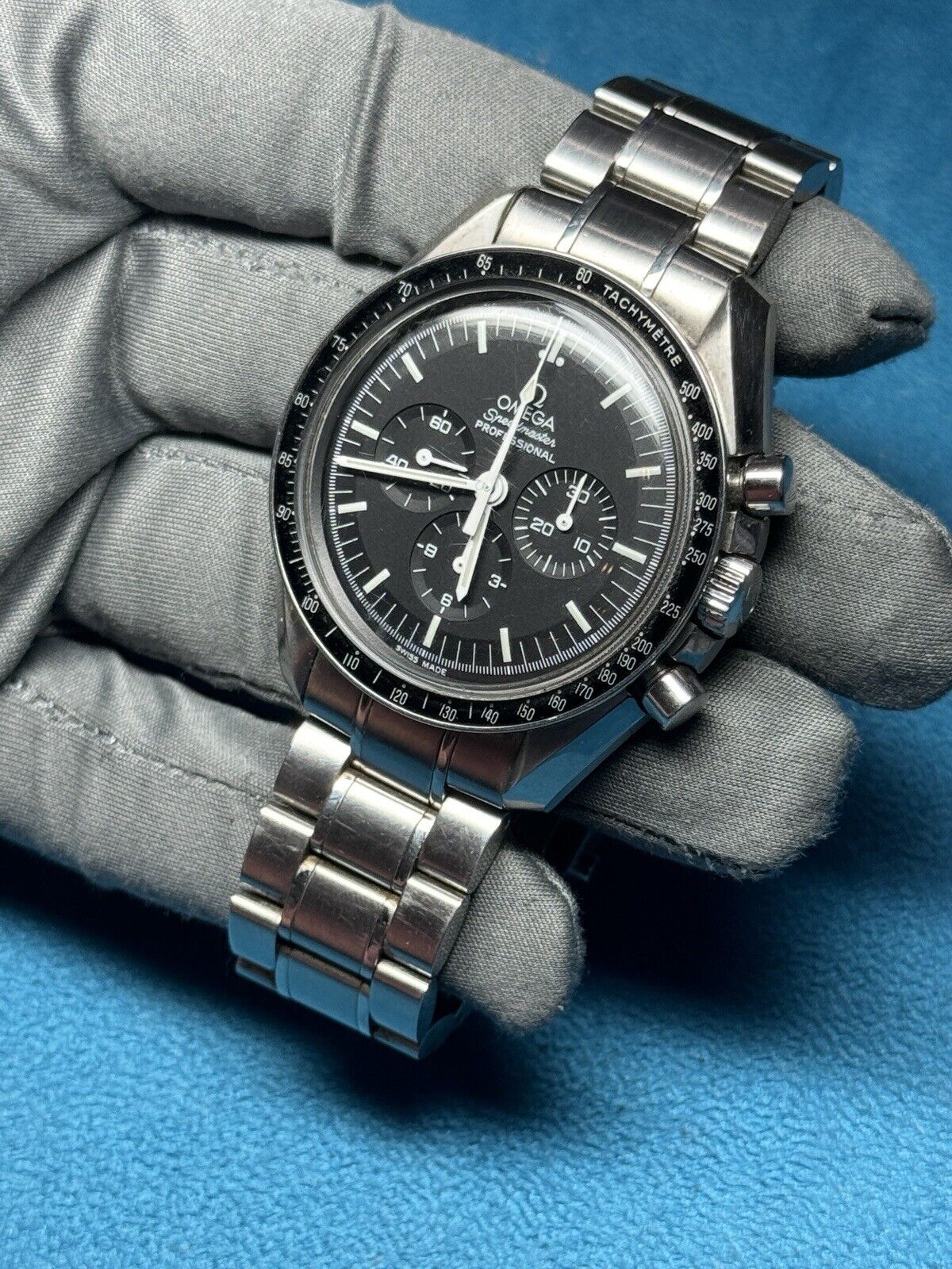 Omega Speedmaster Moonwatch 42mm Hesalite Mens Watch 3570.50