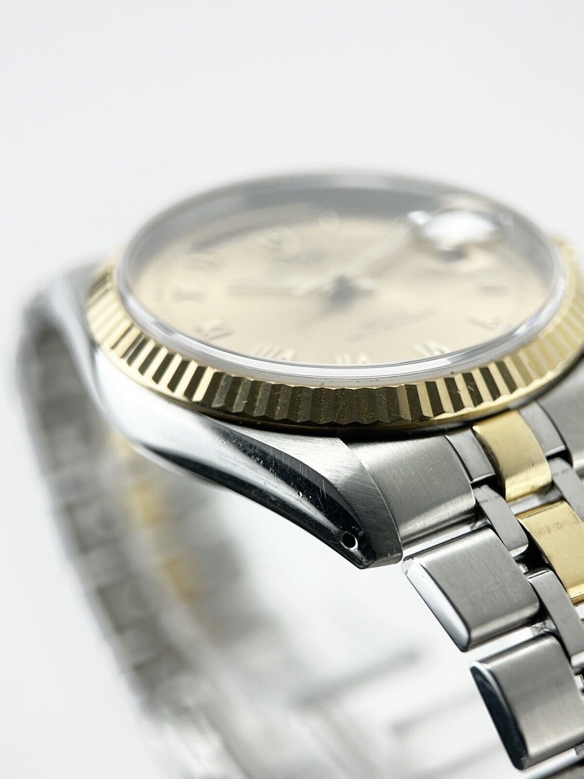 Tudor Price Date Day 36mm Automatic Gold Steel Watch Ref. 76213