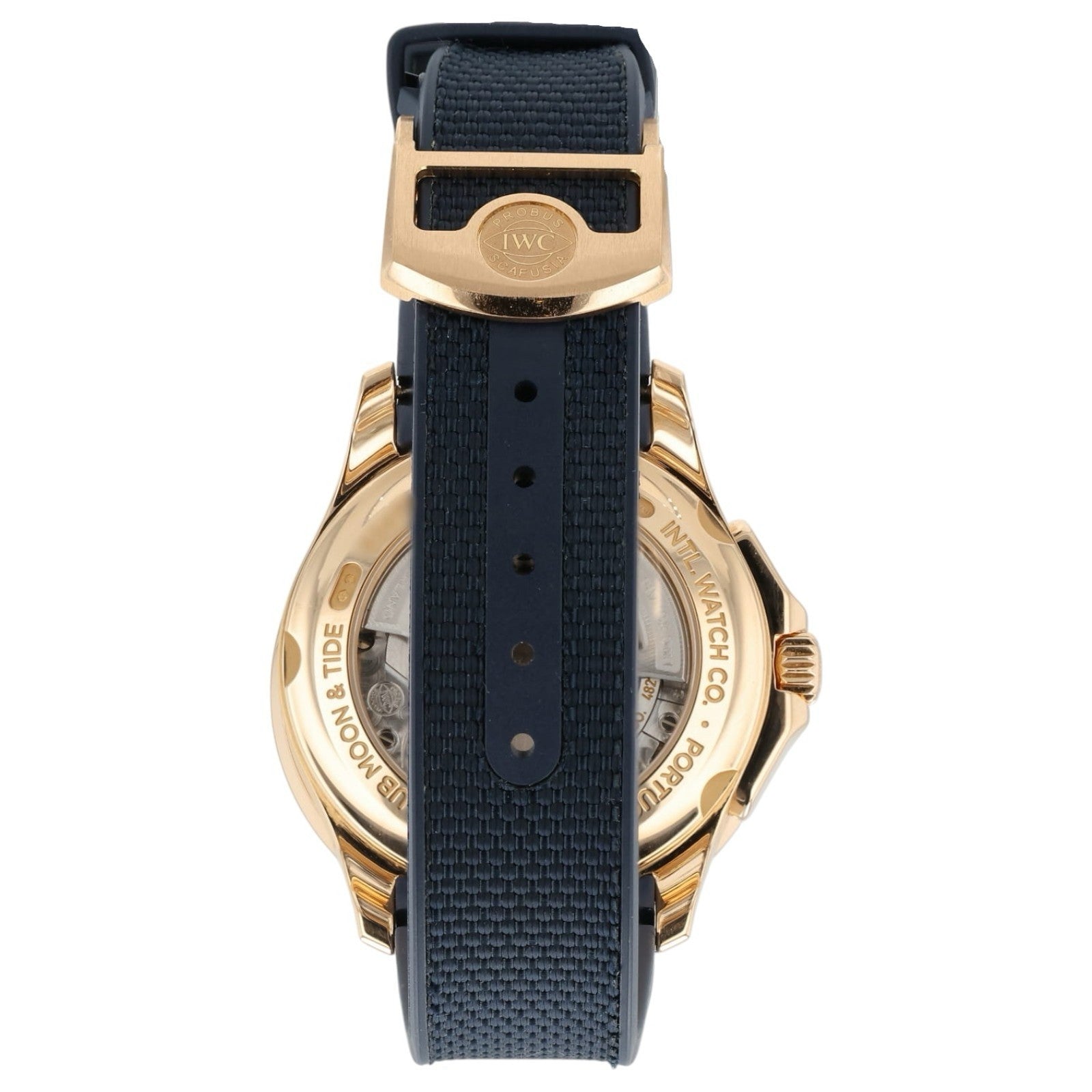 IWC Portugiesser Blue Dial 18k Rose Gold 44.6mm Automatic Men’s Watch IW344001