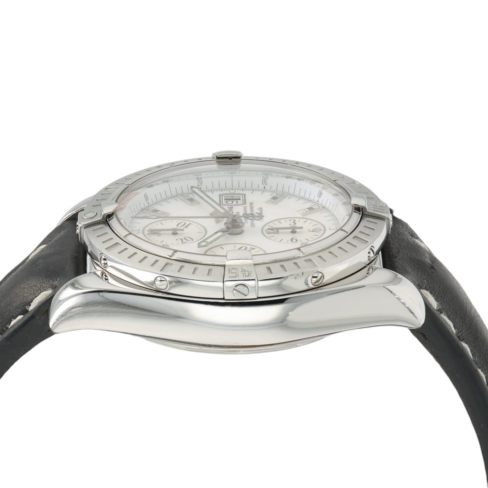 Breitling Chronomat Mother Of Pearl Dial Steel 44mm Automatic Mens Watch A13356
