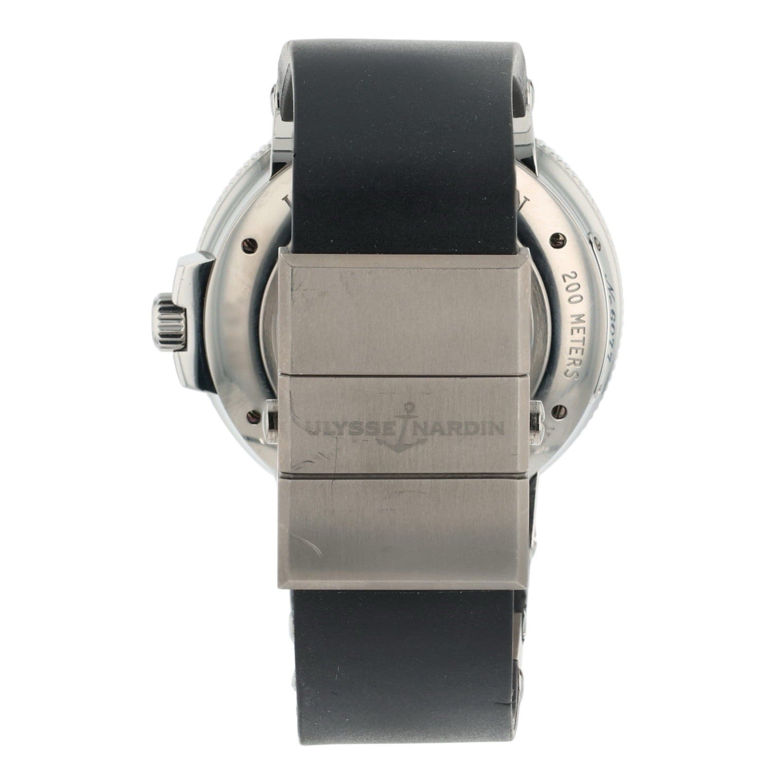 Ulysse Nardin Marine Stainless Steel Black Dial 43mm Automatic Mens Watch 263-67