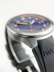 IWC Aquatimer Stainless Steel Blue Dial 42mm Automatic Mens Watch IW354806