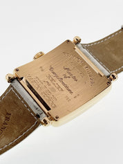 Franck Muller 18k Rose Gold Square Silver Dial 6000H