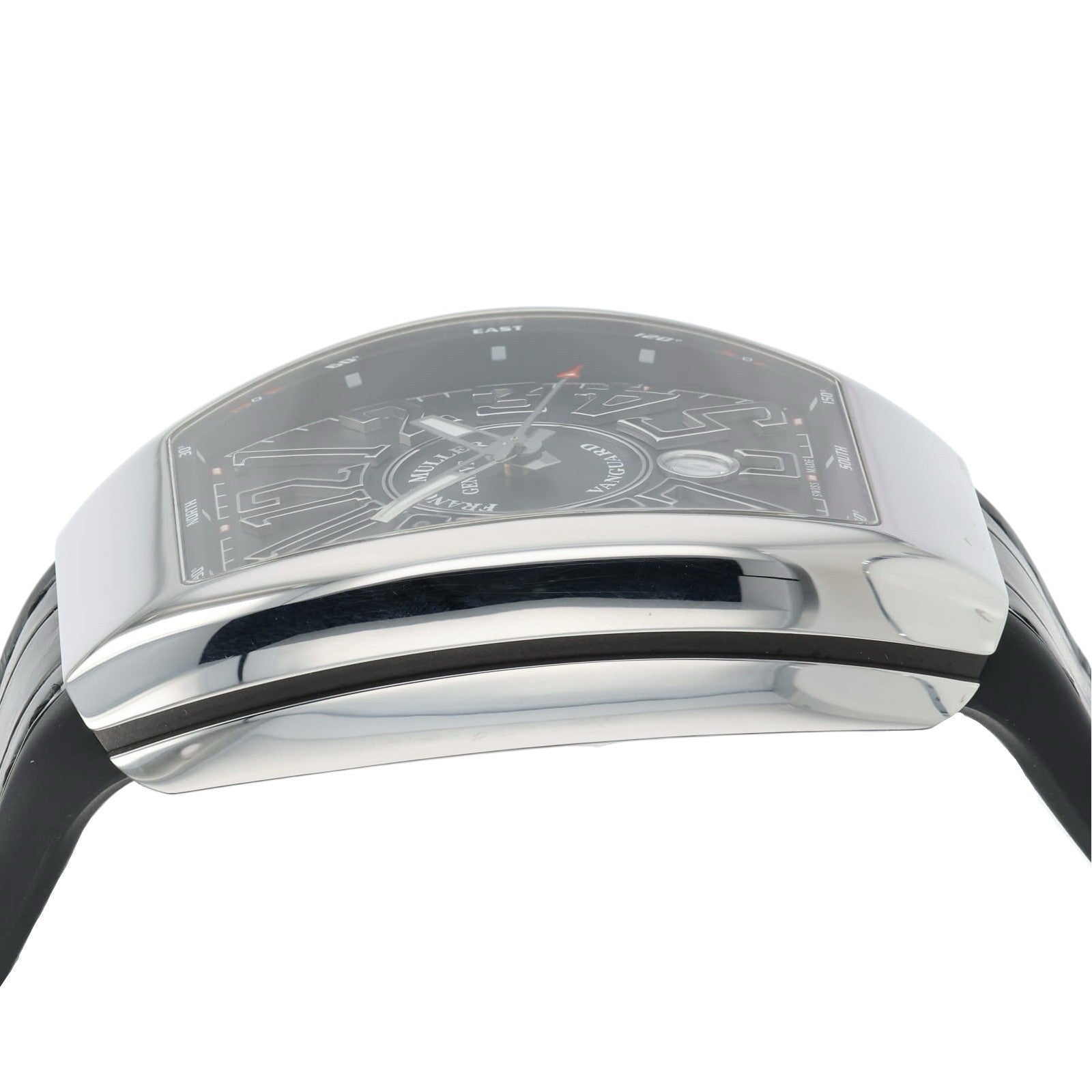 Franck Muller Vanguard Steel Black Dial 45mm Automatic Men’s Watch - Full Set