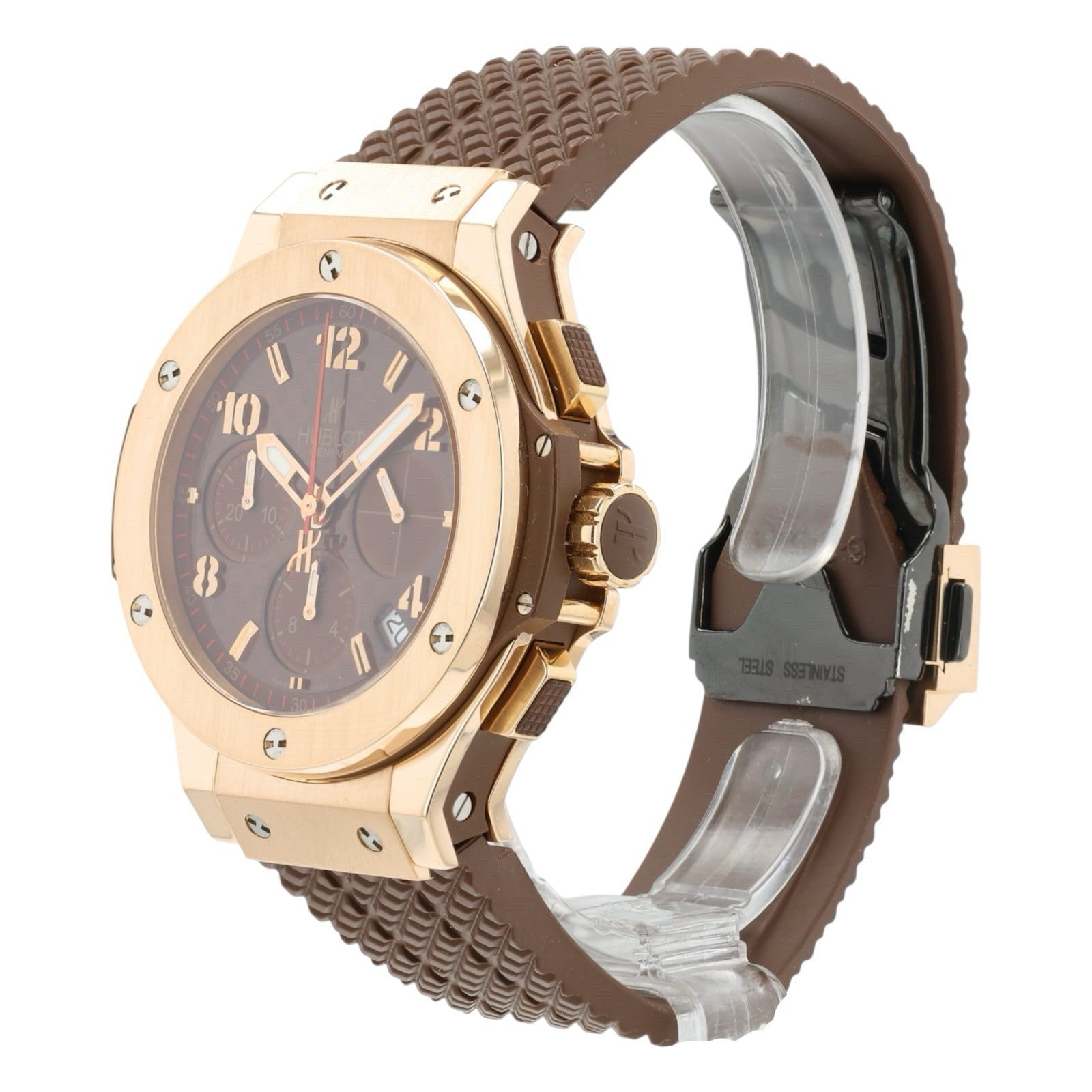 Hublot Big Bang Cappuccino Brown Dial 18k Rose Gold 41mm Auto 341.PC.1007.RX