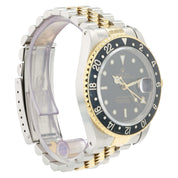 Rolex GMT Master II Black Dial Gold & Steel 40mm Automatic Men’s Watch 16713