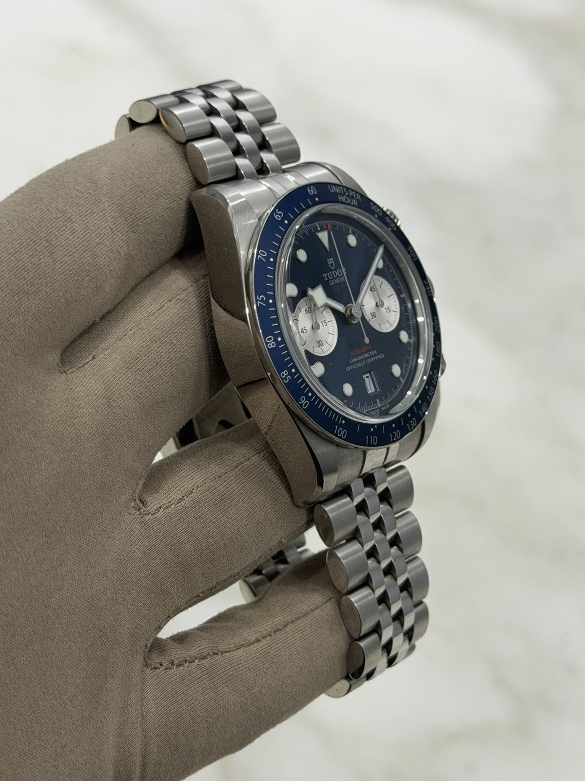 12/2024 Tudor Black Bay Stainless Steel Blue Dial 41mm Auto Mens Watch 79360