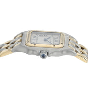 Cartier Panthere 3 Row Silver Dial Steel 23mm Quartz Women's Watch 1057917