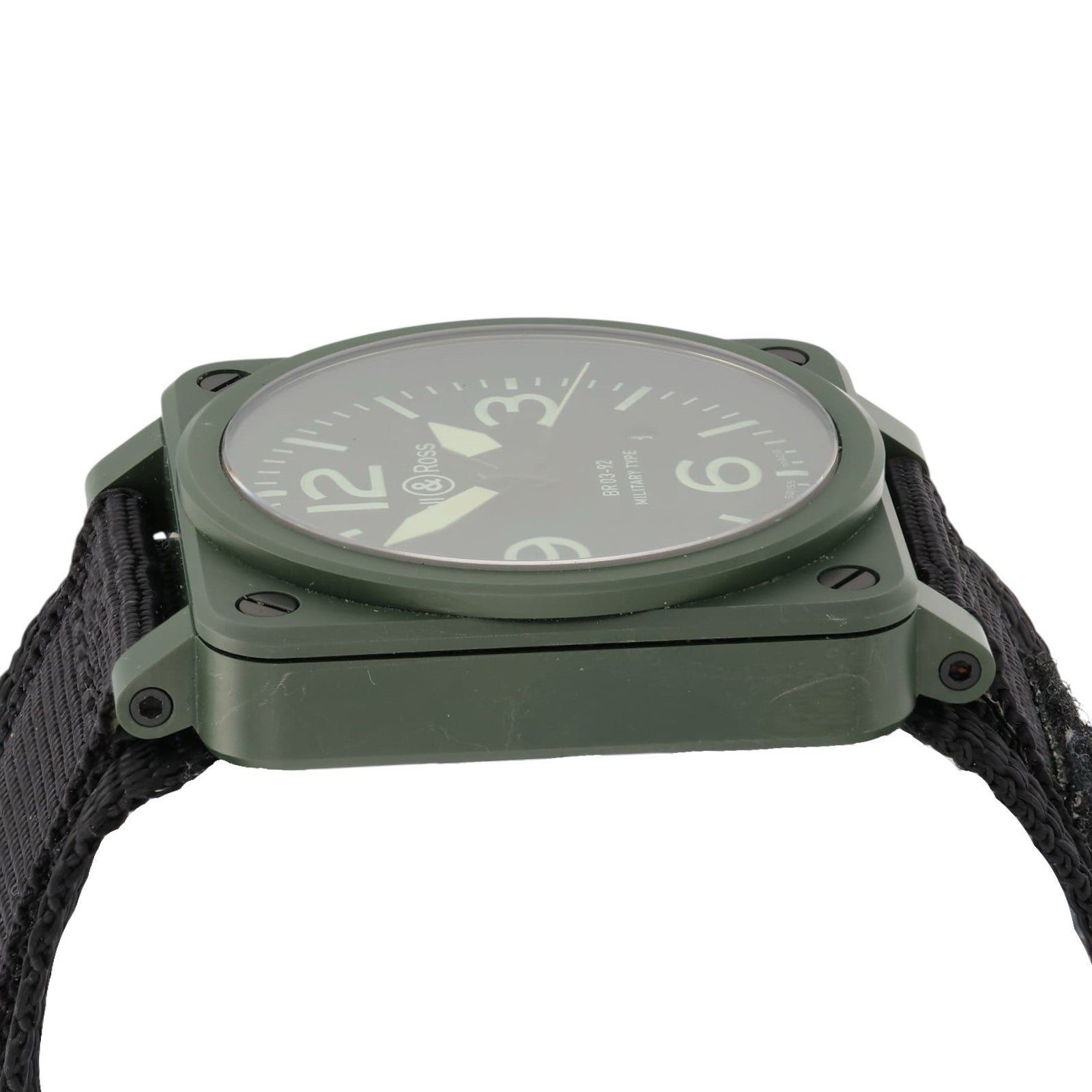 Bell & Ross Black Dial Green Ceramic 42mm Automatic Men’s Watch BR03-92-CK
