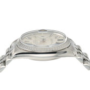 Rolex Datejust Silver Dial Stainless Steel 36mm Automatic Men's Watch 16030