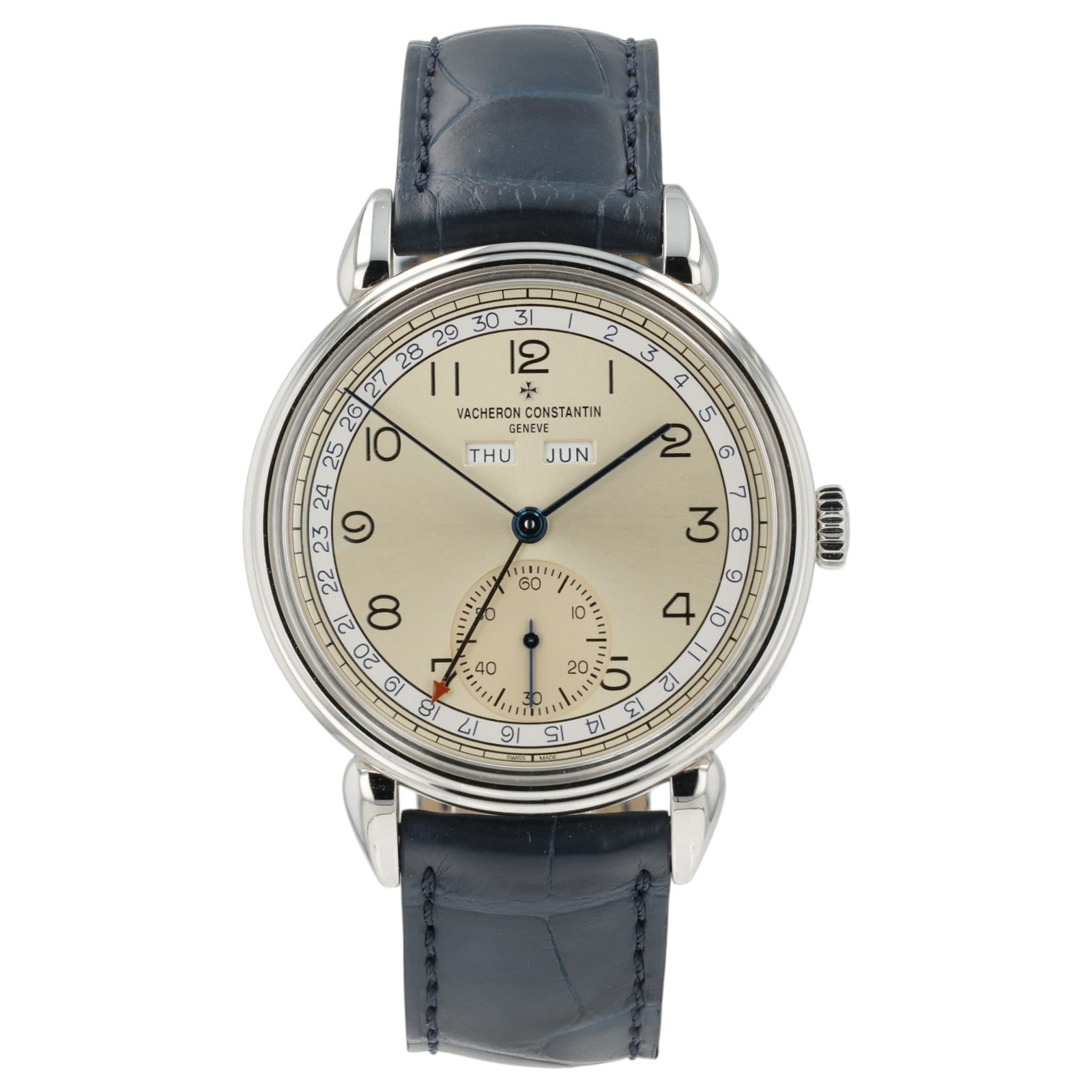 Vacheron Constantin Historiques Silver Dial Steel 40mm Manual Wind Mens 3110V