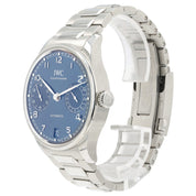 IWC Portugieser Blue Dial Stainless Steel 42mm Automatic Mens Watch IW501704