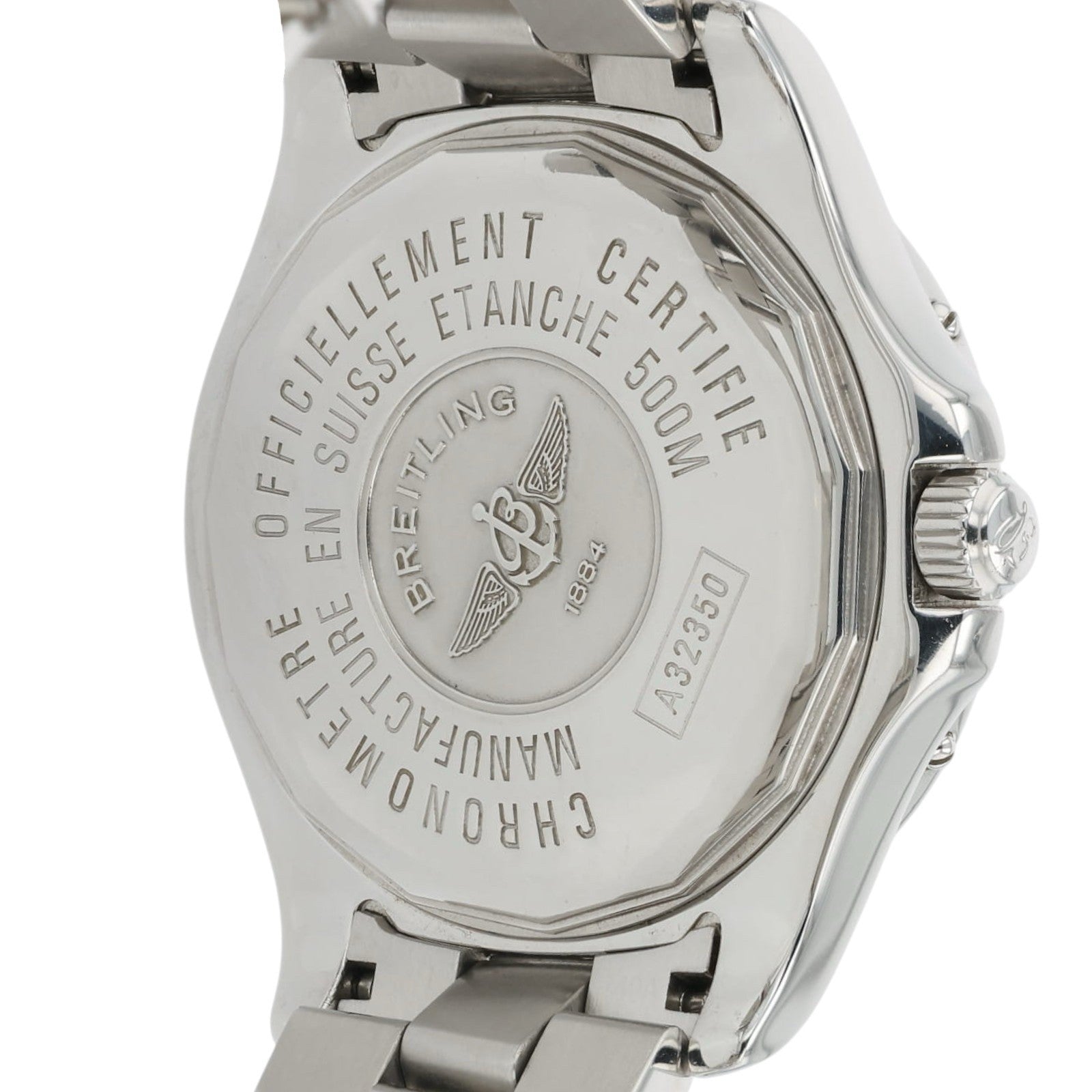 Breitling Colt GMT Stainless Steel Black Dial 40mm Automatic Mens Watch A32350