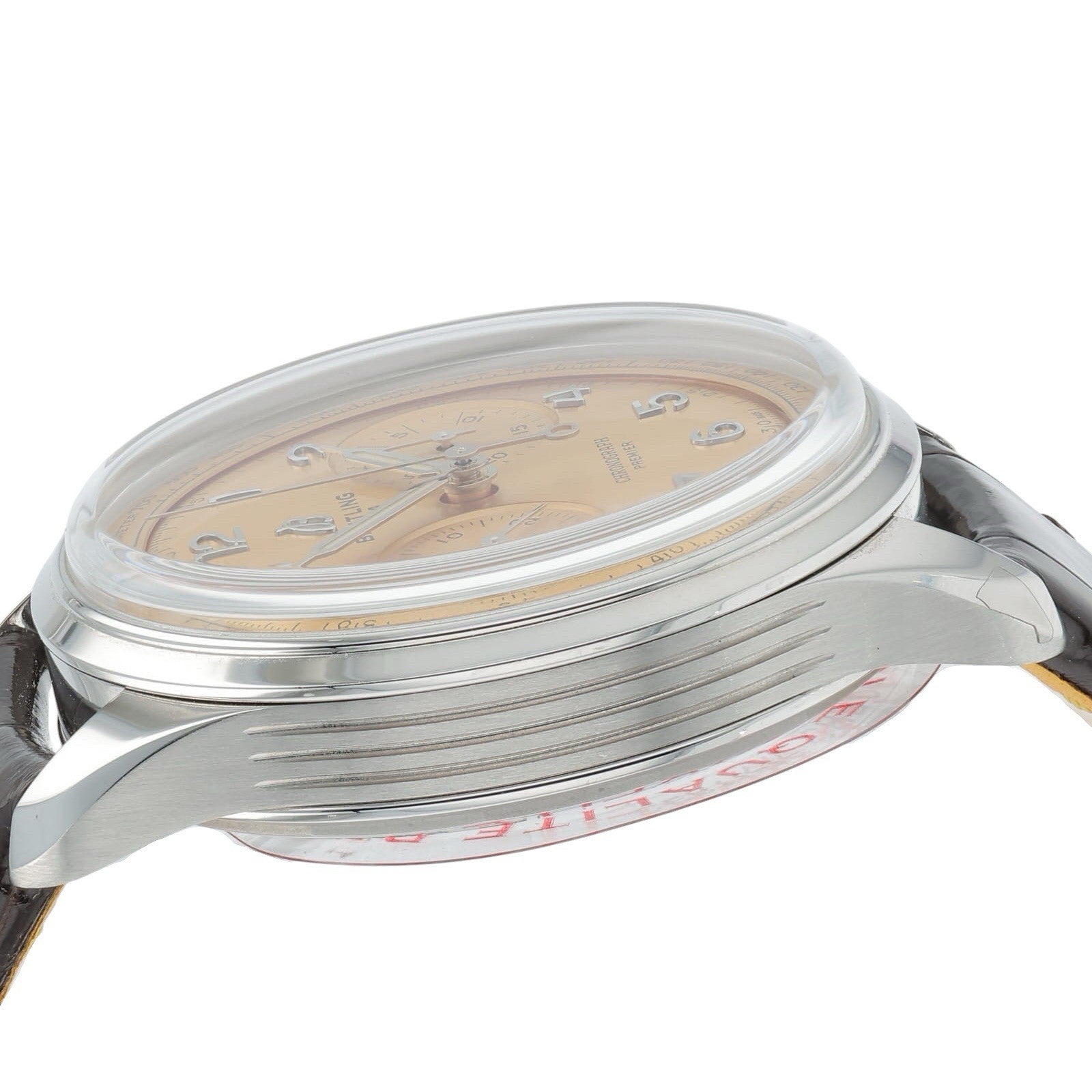 Breitling Premier B09 Stainless Steel Champagne Dial 40mm Manual Wind AB0930