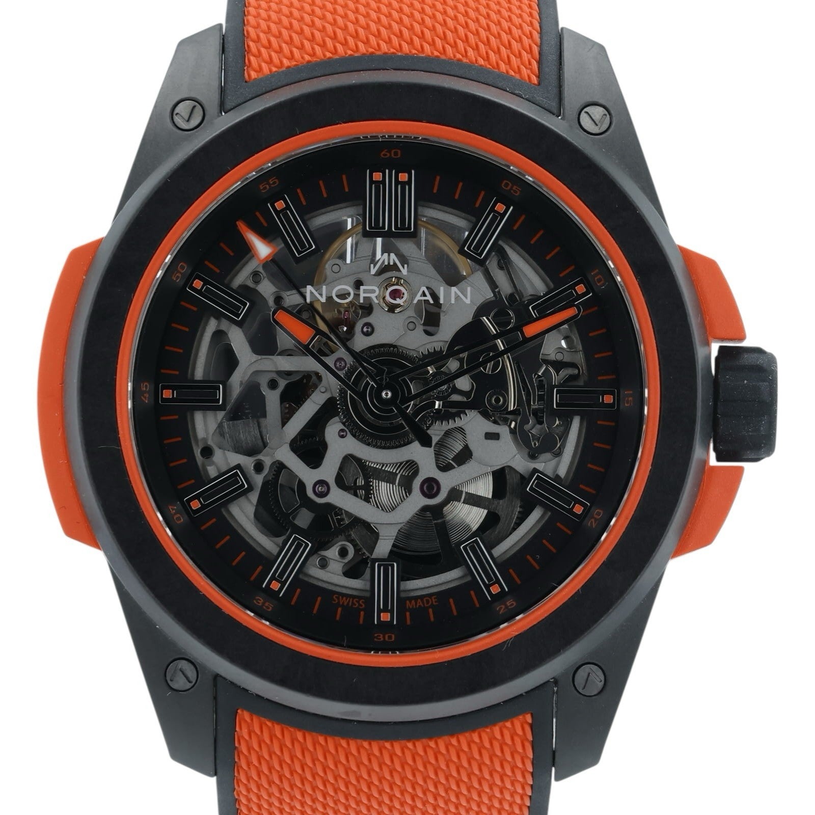 Norqain Wild One Carbon Skeleton Dial 42mm Automatic Mens Watch NNQ3000