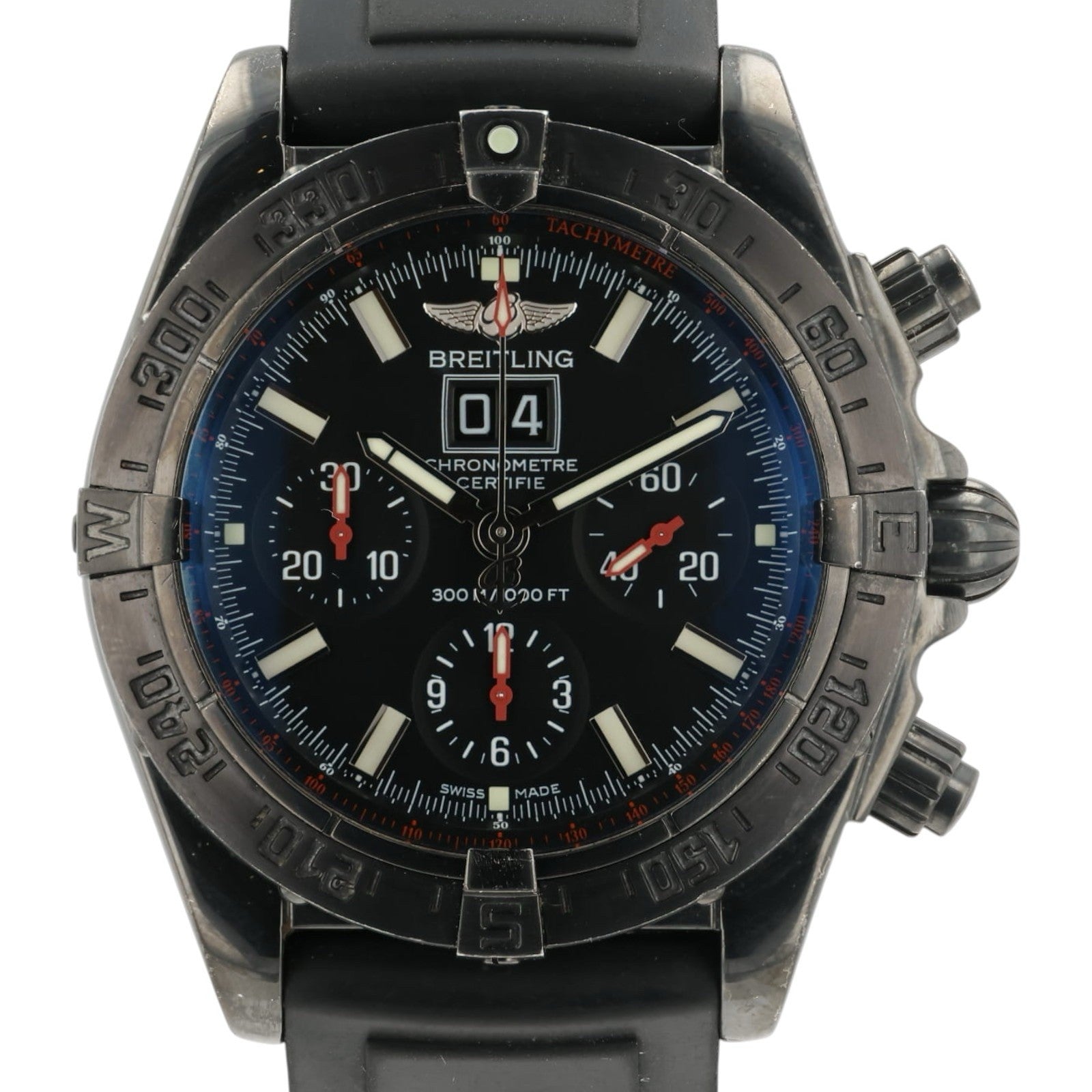 Breitling Avenger Blackbird Black Dial Stainless Steel 44mm Automatic M44359
