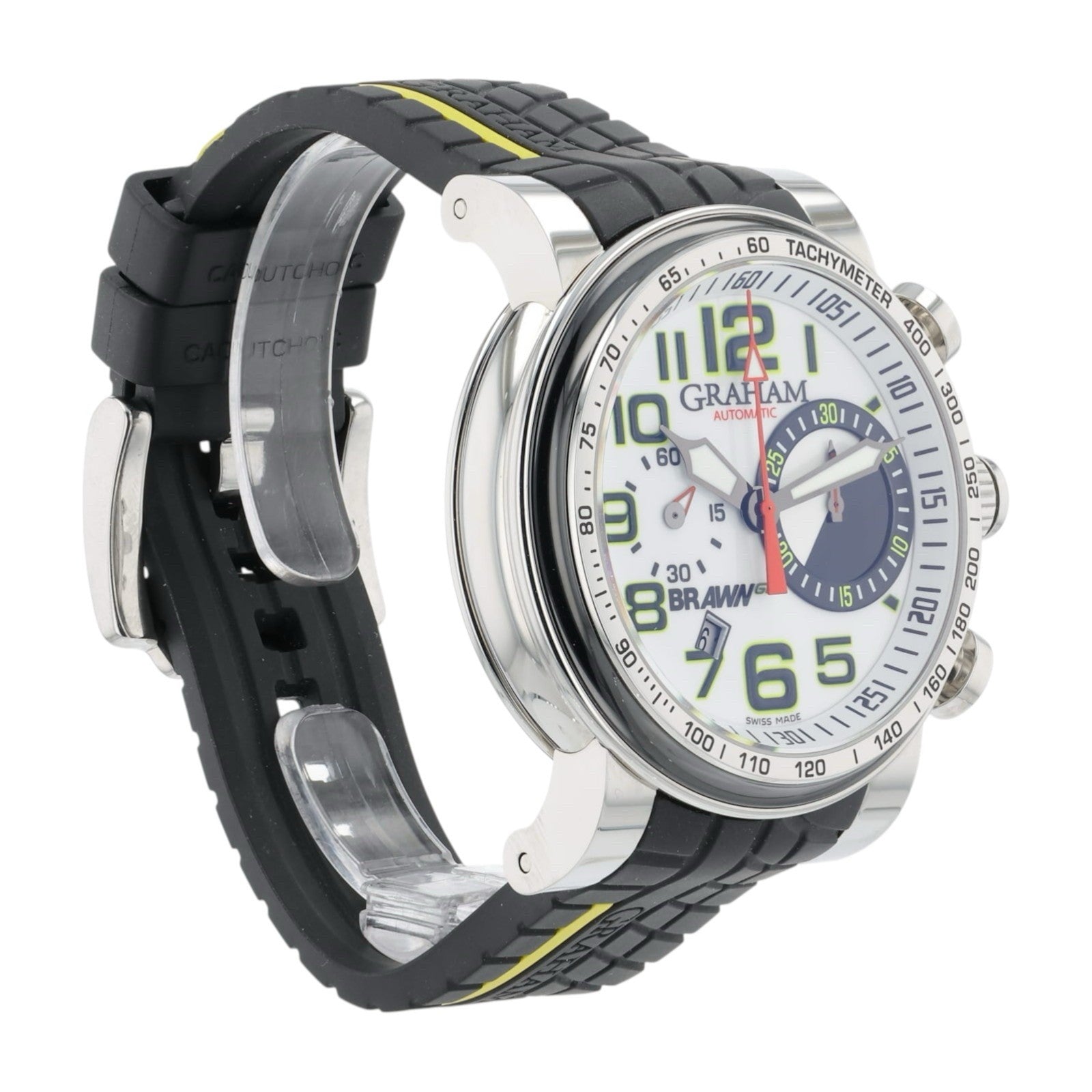 Graham Trackmaster White Dial Stainless Steel 47mm Automatic 2BRYO.W014.K66S
