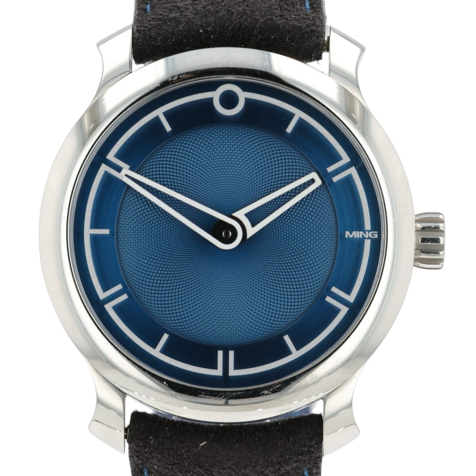Ming Blue Dial Stainless Steel 38mm Automatic Movement Men’s Watch 17.09