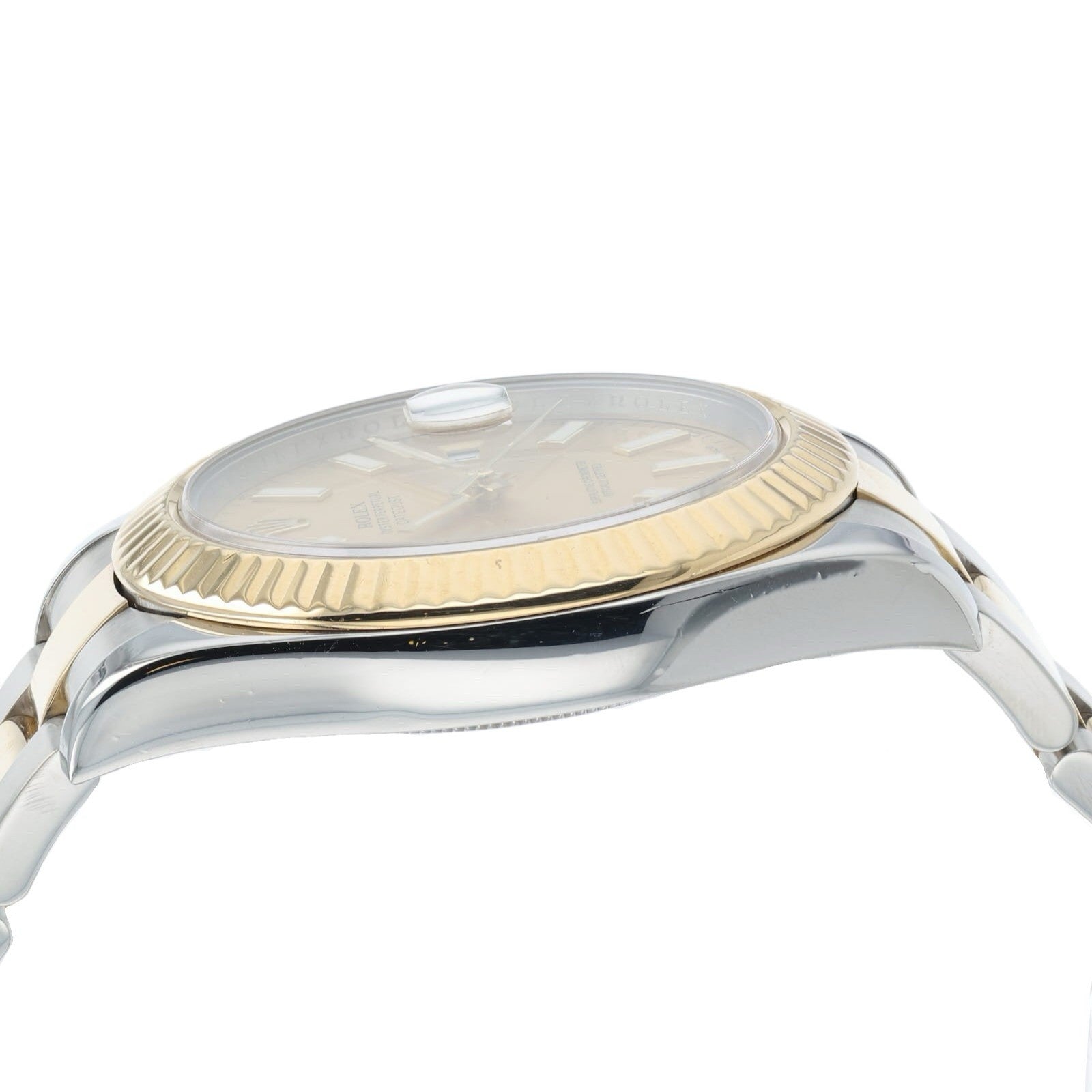Rolex Datejust II Gold & Steel Champagne Dial 41mm Automatic Men’s Watch 116333