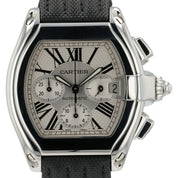 Cartier Roadster Silver Dial Stainless Steel 43mm Automatic Mens Watch W62019X6