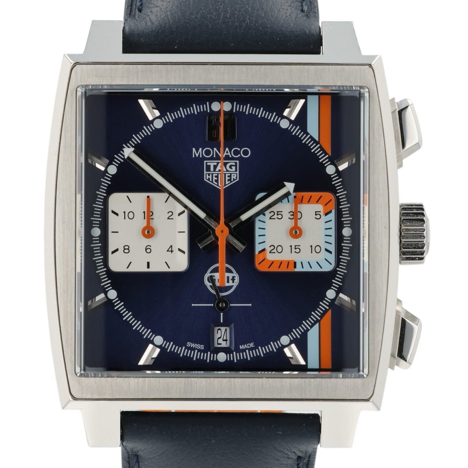 Tag Heuer Monaco Blue Dial Stainless Steel 39mm Automatic Men’s Watch CBL2115