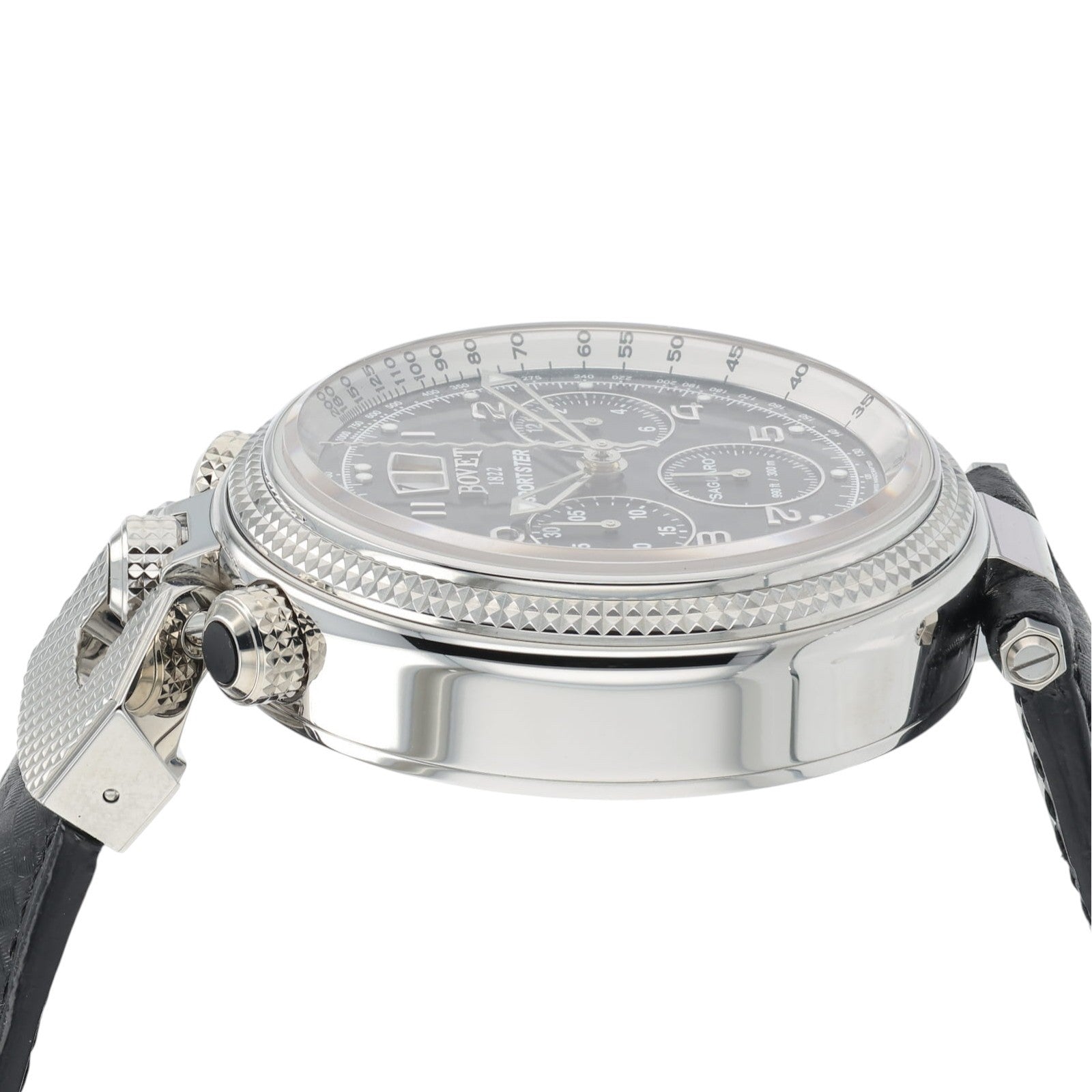 NEW 2025 Bovet Sportster Saguaro Black Carbon Dial 46mm Auto Men's Watch SP0481