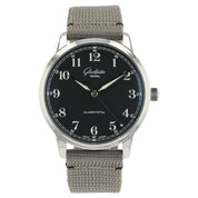 Glashutte Original Senator Steel Black Dial 40mm Automatic Mens 1-36-01-03-02-66