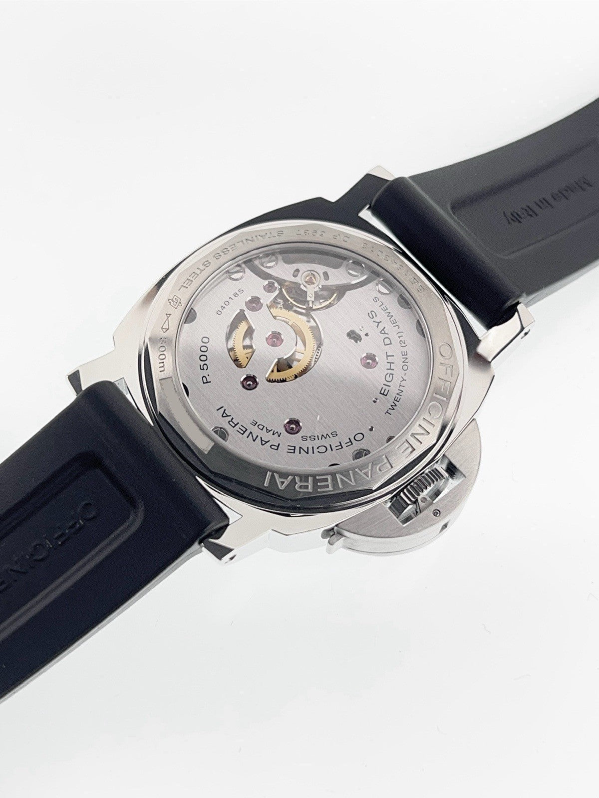 Panerai Luminor Stainless Steel Black Dial 44mm Manual Wind Men's Watch PAM00510