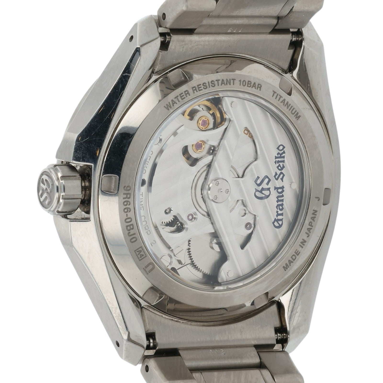 Grand Seiko Titanium Silver Color 41mm Automatic Movement Mens Watch SBGE285