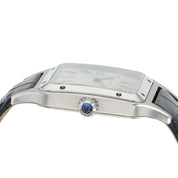 Cartier Santos Dumont Stainless Steel Silver Dial 43x31mm Quartz Mens WSSA0022
