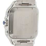 Cartier Santos de Cartier Steel Blue Dial 39.8mm Automatic Mens Watch WSSA0030