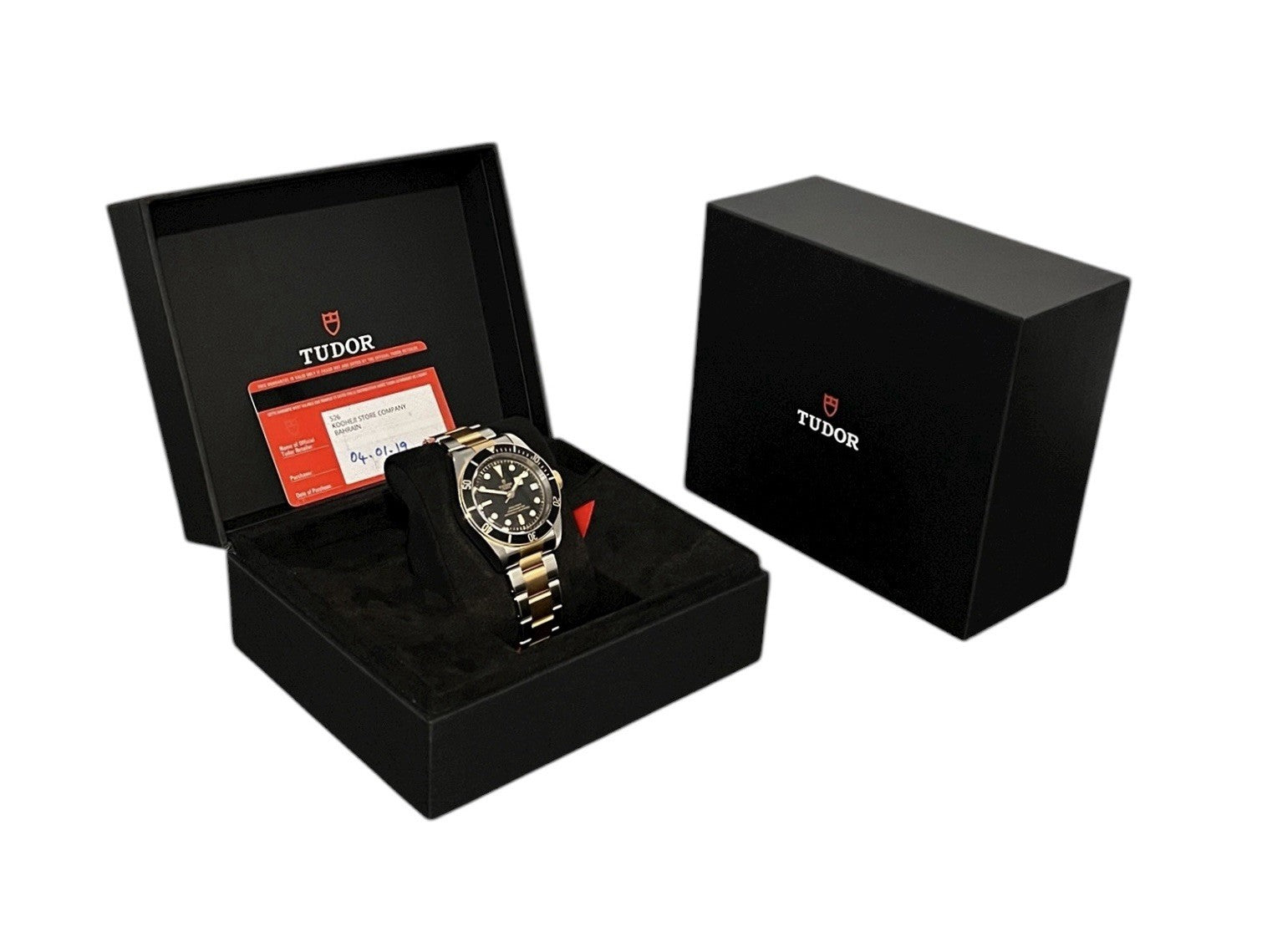 Tudor Black Bay Steel & Gold Black Dial 41mm Automatic Men’s Watch 79733N