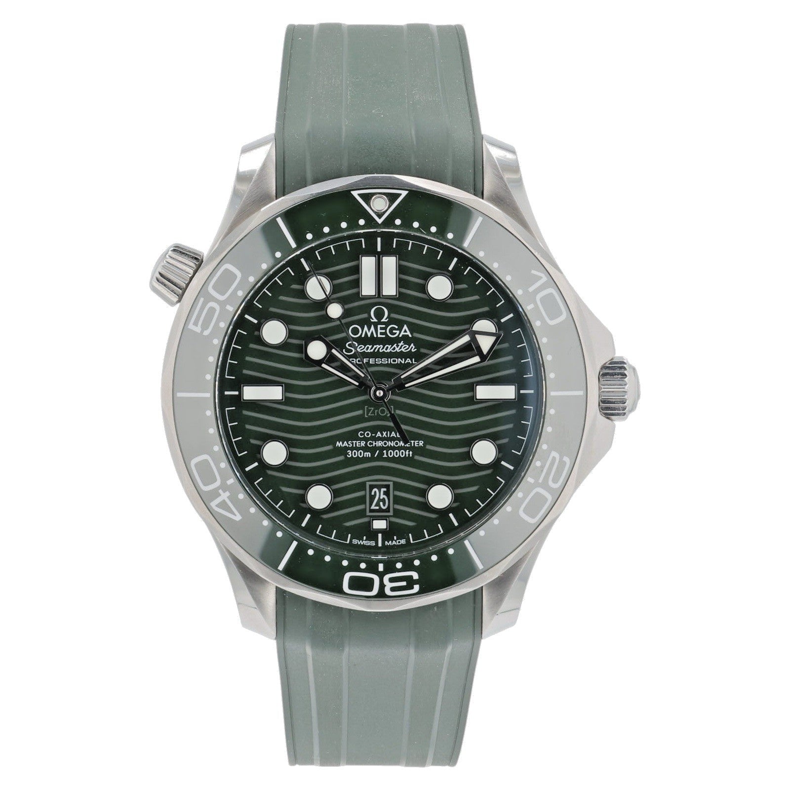 Omega Seamaster Diver Steel Green Dial 42mm Auto Men’s 210.32.42.20.10.001