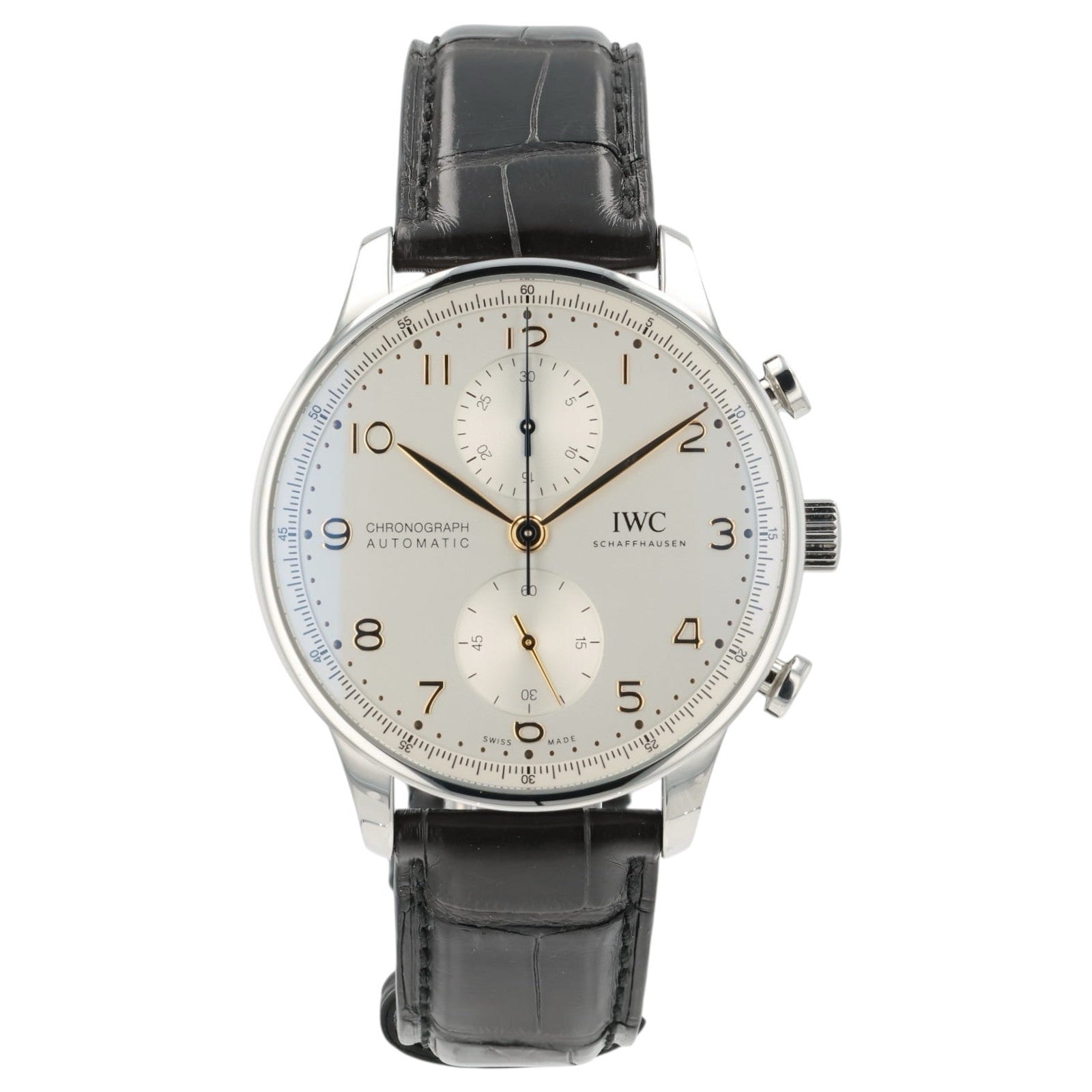 IWC Portuguese Silver Dial Stainless Steel 41mm Automatic Men’s Watch IW371604