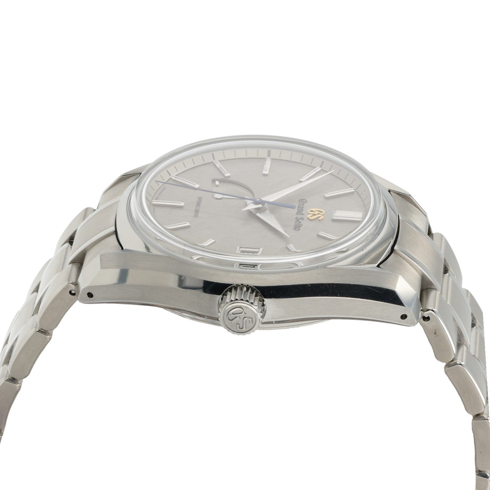 Grand Seiko Taisetsu Winter Gray Dial Titanium 40mm Automatic Mens Watch SBGA415