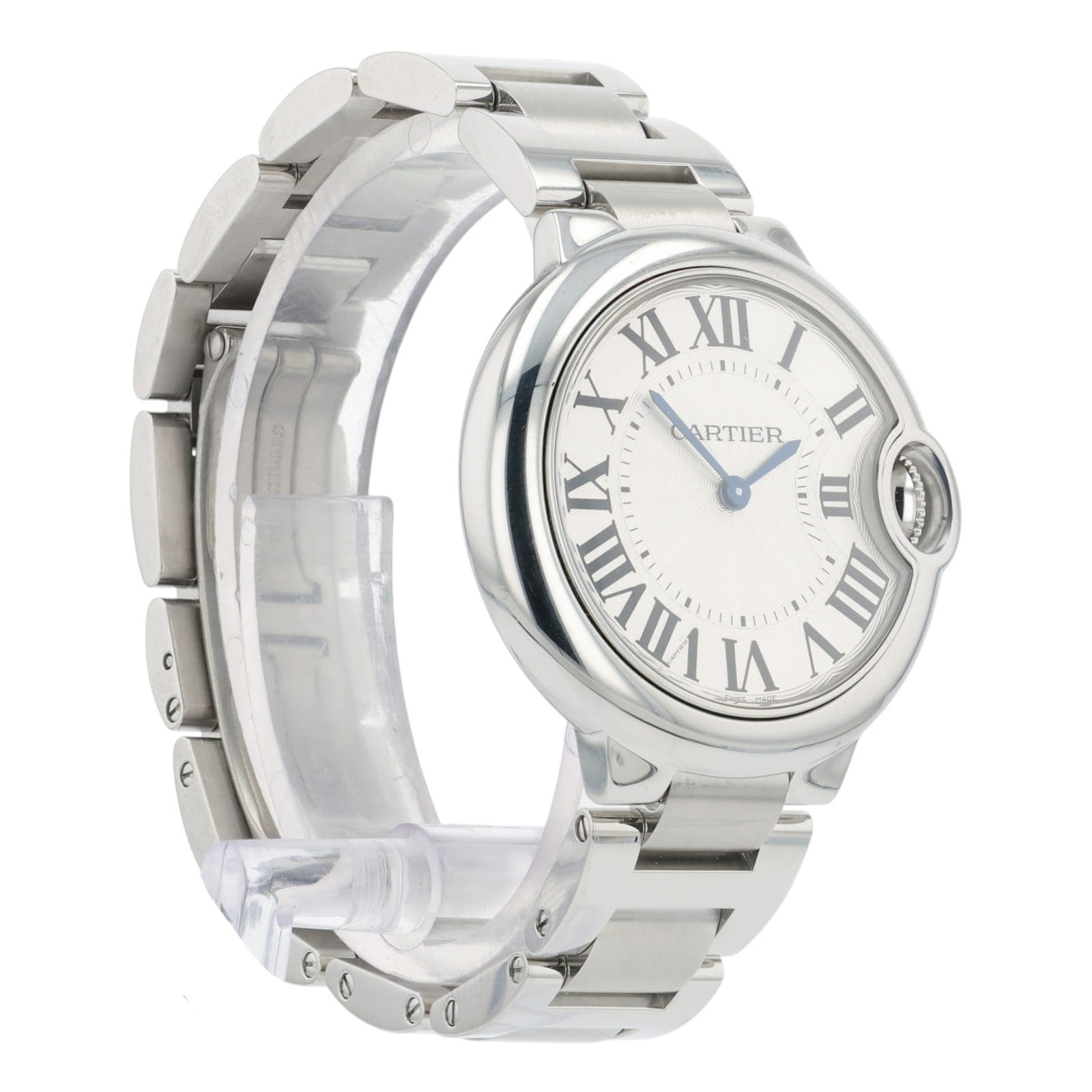 Cartier Ballon Bleu De Cartier Silver Dial Steel 33mm Quartz Womens W6920084